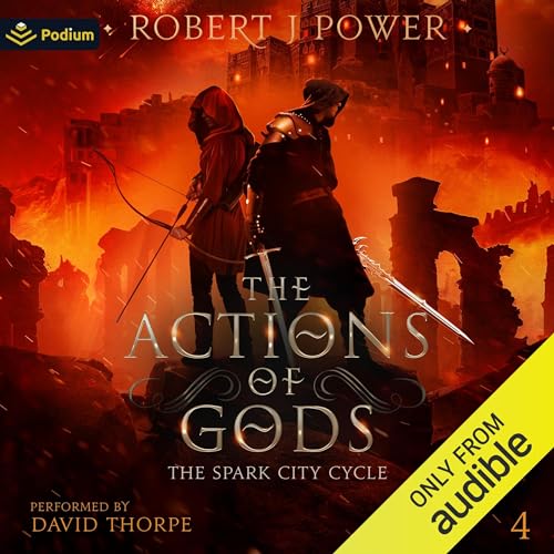 The Actions of Gods Audiolivro Por Robert J. Power capa