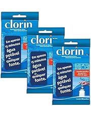 Kit Com 3 Clorin 1 com 10 pastilhas cada Purificador de Agua