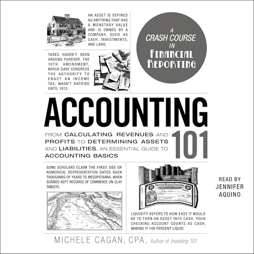 Accounting 101 Audiolivro Por Michele Cagan CPA capa