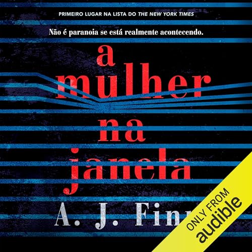 A mulher na janela Audiolivro Por A.J. Finn capa