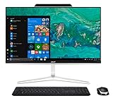 Acer Aspire Z24-890-UR18 AIO Desktop, 23.8" Full HD Display, 9th Gen Intel Core i5-9400T, 8GB DDR4, 512GB SSD, 802.11ac WiFi, USB 3.1 Type C, Wireless Keyboard and Mouse, Windows 10 Home