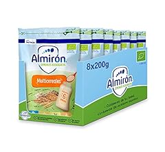 Almirón Cereales Infantiles Ecológicos Multicereales. Pack Bolsas X200G- 1.6Kg, 8 Unidades