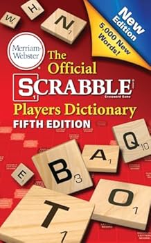 Paperback The Official Scrabble Players Dictionary, 5th Edition (mass market, paperback) 2014 copyright Book