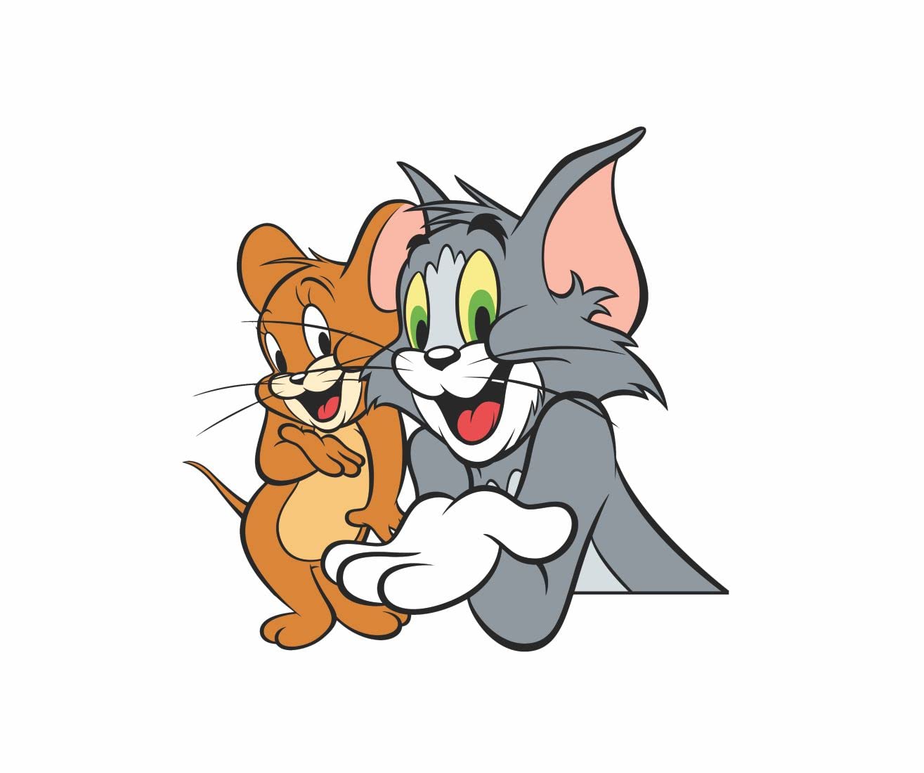 Tom and Jerry Cartoon Wall Sticker |for Kid's Room, Bedroom ...