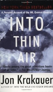 Into Thin Air: A Personal Account of the Mt. Everest Disaster book cover
