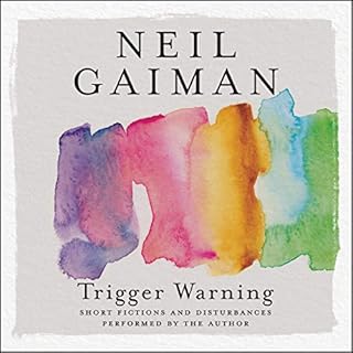 Trigger Warning Audiolibro Por Neil Gaiman arte de portada