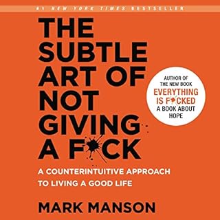 The Subtle Art of Not Giving a F*ck Audiolibro Por Mark Manson arte de portada