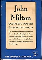 Complete Poetry and Selected Prose of John Milton B001JYDT5Y Book Cover