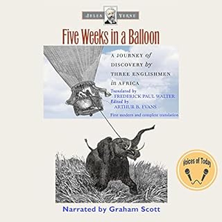 Five Weeks in a Balloon Audiolibro Por Jules Verne, Frederick Paul Walter - translator arte de portada