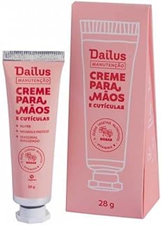 Creme Para Mãos E Cutículas Dailus - Rosas Vegano 28g