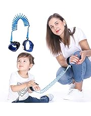 Muñequera antipérdida para niños,Bebé Anti-lost Cinturón,Muñequera antipérdida, muñequera antipérdida de ABS Cuerda de tracción para cinturón antipérdida para niños (Azul 2M)