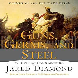 Guns, Germs and Steel Audiolibro Por Jared Diamond arte de portada