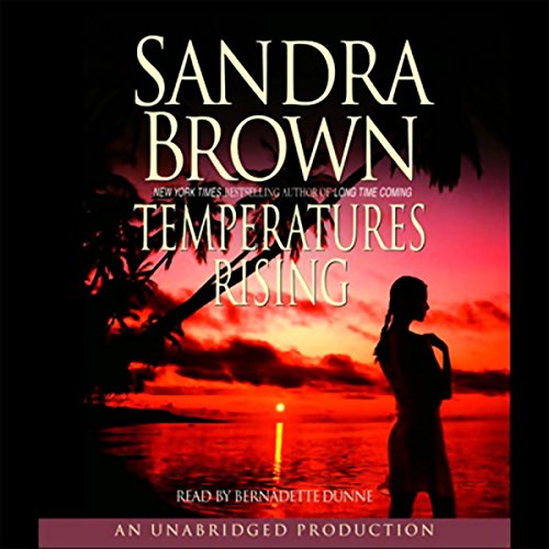 Temperatures Rising Audiolibro Por Sandra Brown arte de portada