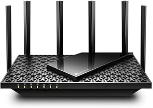 TP-Link Archer AXE75 Routeur WiFi6E Tri-Bande AXE5400Mbps, 5 Ports Gigabit, Port USB 3.0, La Toute Nouvelle Bande 6 GHz, W...