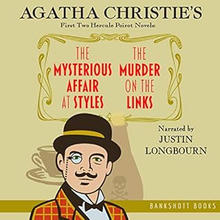 The Mysterious Affair at Styles and The Murder on the Links Audiolibro Por Agatha Christie arte de portada