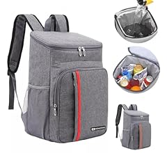 Mochila Térmica Bolsa Térmica De Costa Bag Cooler Portátil Bebidas Alimentos Praia Passeio Parque Piquenique Grande Imperme…