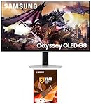 SAMSUNG LS32DG802SNXZA 32 Inch Odyssey G80SD 4K UHD Smart Gaming Monitor with 5 Year Amber Protection Plan (2024)