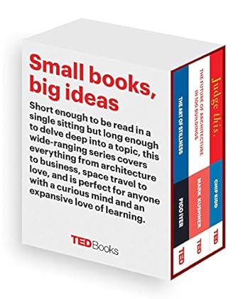 TED Books Box Set: The Creative Mind: The Art of Stillness, The Future of Architecture, and Judge This