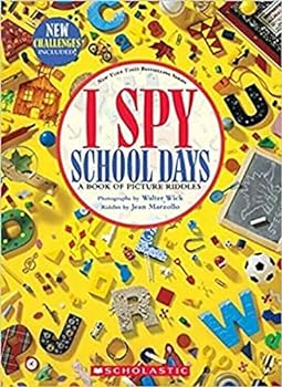 Hardcover I Spy School Days: A Book of Picture Riddles Book