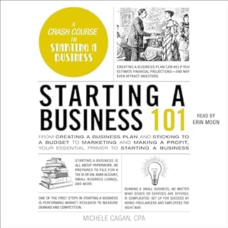 Starting a Business 101 Audiobook By Michele Cagan CPA cover art