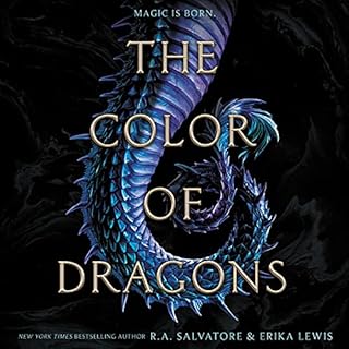 The Color of Dragons Audiolibro Por R. A. Salvatore, Erika Lewis arte de portada