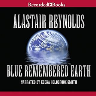 Blue Remembered Earth Audiolibro Por Alastair Reynolds arte de portada