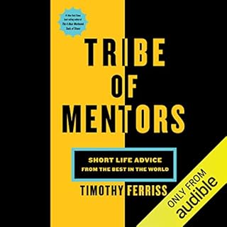 Tribe of Mentors Audiolibro Por Tim Ferriss arte de portada