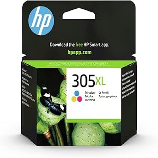 HP 305XL Cartouche d'Encre Trois Couleurs grande capacité Authentique (3YM63AE), Cyan/Magenta/Jaune