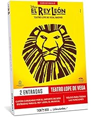 Tick&amp;Box Caja Regalo, El Rey Leon, el Musical, 1 Entrada para 2 Personas, Disfruta del espectáculo emocionante, Regalos para Mujer y Hombre, Válido Durante 2 años