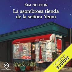 Diseño de la portada del título La asombrosa tienda de la señora Yeom