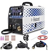 Reboot 6 in 1 Multi Process MIG Welder 250Amp Welding Machine,Gas/Gasless Flux Core MIG/Stick/Lif...