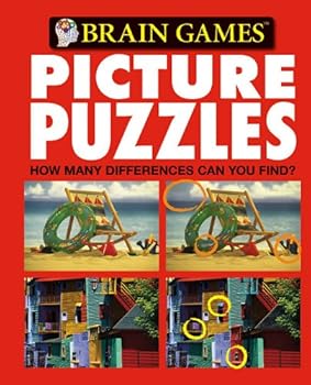 Spiral-bound Brain Games - Picture Puzzles #1: How Many Differences Can You Find? (Volume 1) Book