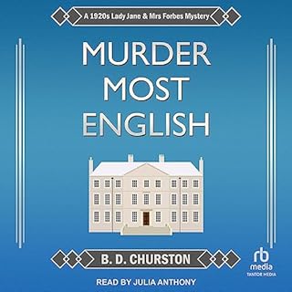 Murder Most English Audiolibro Por B. D. Churston arte de portada