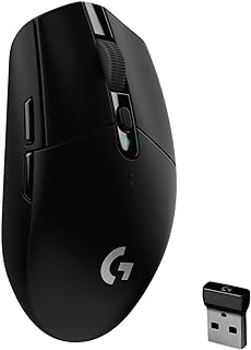 Logitech G305 Lightspeed Draadloze Gaming Muis, HERO sensor, 12.000DPI, lichtgewicht, 6 Programmeerbare Knoppen, batterijd...