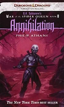 Mass Market Paperback Annihilation: War of the Spider Queen, Book V (R.A Salvatore Presents the War of the Spider Queen) Book