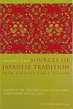 Paperback Sources of Japanese Tradition, Volume One: From Earliest Times to 1600 Book