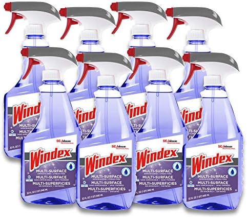 SC Johnson Professional Windex Multi-surface Ammonia Free, 32 Fl Ounce (Pack of 8)