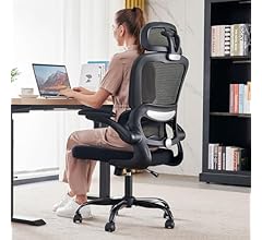 TRALT - Silla de Oficina ergonómica, 330 Libras para el hogar, sillas de computadora de Oficina con Ruedas, cómoda Silla de…