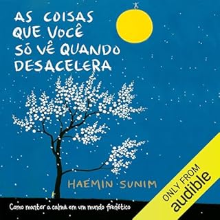 As coisas que você só vê quando desacelera Audiolivro Por Haemin Sunim capa