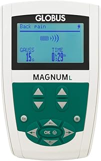 GLOBUS | Magnum L, Magnetoterapia Domiciliaria de Alta Potencia, 8 Programas para Afecciones Comunes como Fracturas, Cervi...