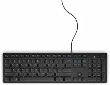 Dell 8NYJV Teclado, Español, KB216, color Negro