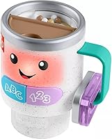 Fisher-Price Baby & Toddler Toy Laugh & Learn Wake Up & Learn Coffee Mug with Lights Music & Learning for Infants Ages...