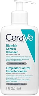 CeraVe Gel Limpiador Control Imperfecciones, Para Piel con Tendencia Acneica y Grasa, Reduce el Acné, los Puntos Negros y ...