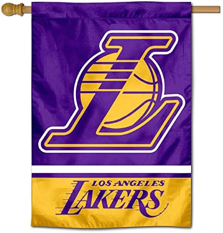 Los Angeles Lakers Double Sided House Banner Flag