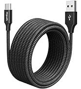 etguuds USB C Cable [20ft/6m], 1-Pack, Long USB-A 2.0 to USB-C Cable, Fast Charging Type C Charge...