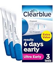 Clearblue Pregnancy Tests, Early Detection Pregnancy Test, Results 6 Days Early, 99% Accurate Results, 3 Visual Tests