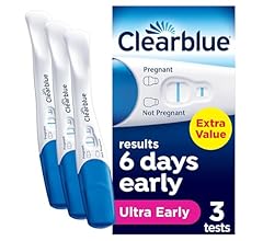 Clearblue Pregnancy Tests, Early Detection Pregnancy Test, Results 6 Days Early, 99% Accurate Results, 3 Visual Tests