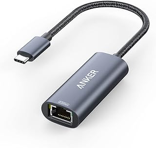 Anker Adaptador USB C para Ethernet de 2,5 Gbps, adaptador PowerExpand USB C para Gigabit Ethernet, adaptador USB C portát...