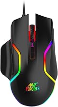 Ant Esports GM320 RGB Optical Wired Gaming Mouse | 8 Programmable Buttons | 12800 DPI