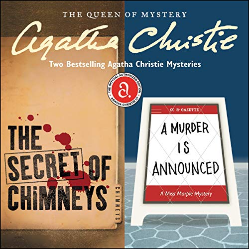 The Secret of Chimneys & A Murder Is Announced Audiolibro Por Agatha Christie arte de portada